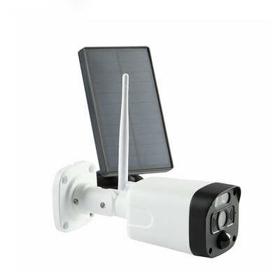 Hotsale HD Solar Panel تعمل بالبطارية في الهواء الطلق كاميرا IP لاسلكية مع شحن شمسي صوتي ثنائي الاتجاه